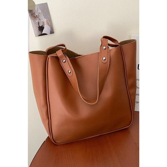 WOMEN'S SIMPLE AND FASHIONABLE HIGH-CAPACITY SHOULDER BAG NWT - Picture 9 of 14